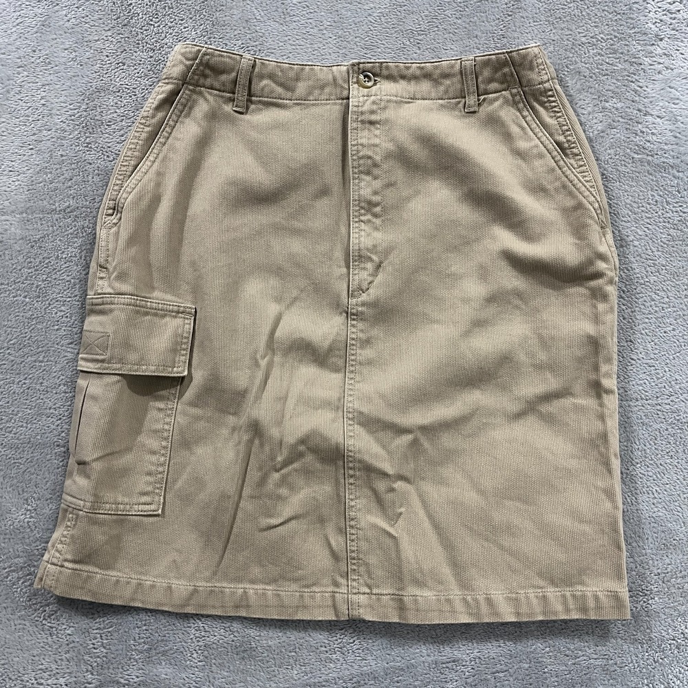 Vintage Woolrich Skirt Women 10 Western Beige Hippie Cargo
